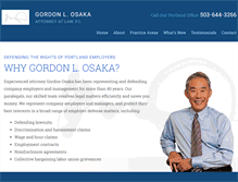 Tablet Screenshot of gordonosaka.com